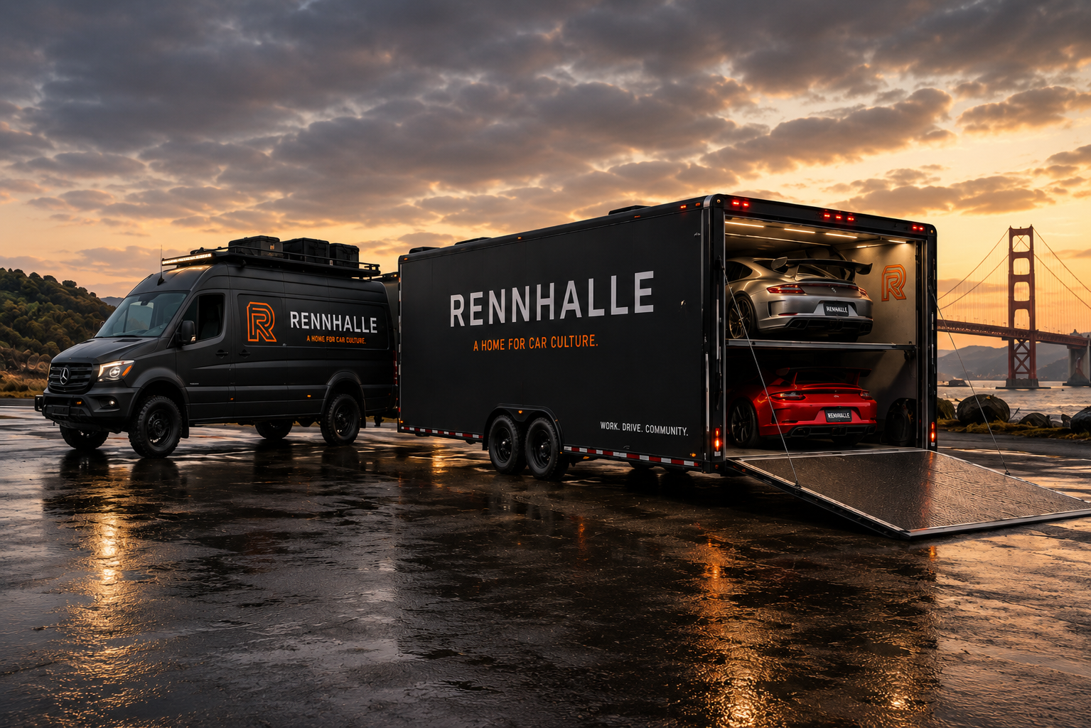 RENNHALLE transport concept